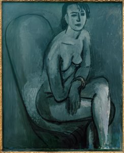 Harmaa nude rannekorun kanssa tekijältä Henri Matisse