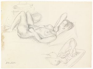 Alastonkuvitus, peitetyt kasvot tekijältä Henri Matisse