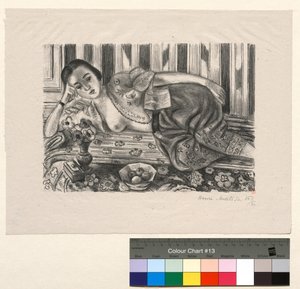 Odaliski punaisissa satiinihousuissa tekijältä Henri Matisse