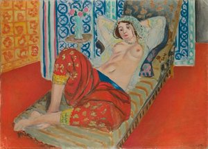 Odalisque punaisissa Culottes-housuissa tekijältä Henri Matisse