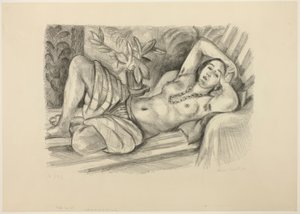 Odalisko Magnolian kanssa tekijältä Henri Matisse