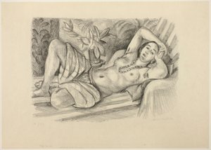 Odaliski ja magnolia tekijältä Henri Matisse