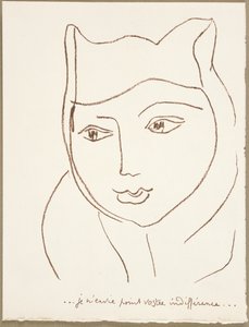 Sivu Portugalin kirjeistä tekijältä Henri Matisse