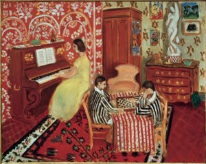 Pianisti ja soittajatar tekijältä Henri Matisse
