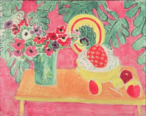 Ananas ja anemoneja tekijältä Henri Matisse