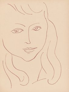 Lautanen kirjasta "Visages tekijältä Henri Matisse