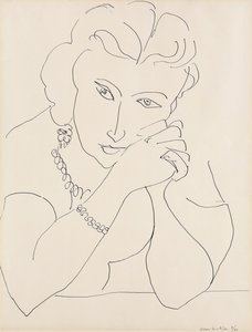 Naisen muotokuva tekijältä Henri Matisse