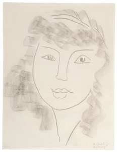 Naisen muotokuva; Portrait de Femme (Naisen muotokuva) tekijältä Henri Matisse