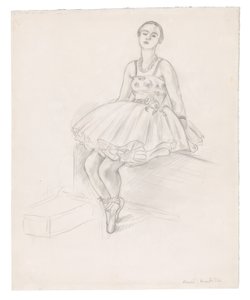 Istuva tanssija tekijältä Henri Matisse
