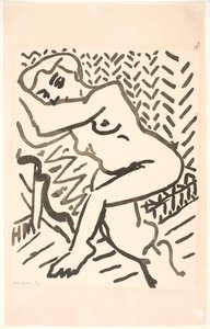 Istuva alaston tekijältä Henri Matisse