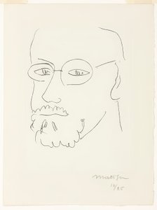 Omakuva, kolmen neljäsosan näkymä tekijältä Henri Matisse