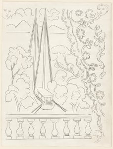 Soupir, levy viisi teoksesta Poesies de Mallarmé tekijältä Henri Matisse