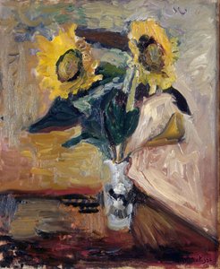 Auringonkukkia maljakossa tekijältä Henri Matisse