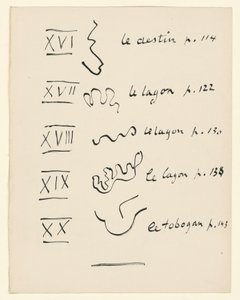 Kuvaluettelo 4. Teoksesta "Jazz". S. 152 tekijältä Henri Matisse