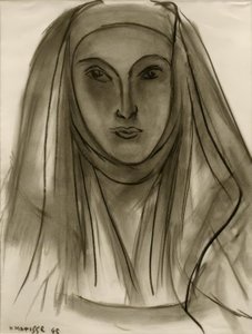 Nunna (Opiskelu portugalilaisia kirjeitä varten) tekijältä Henri Matisse