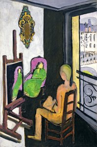 Maalari ja hänen mallinsa tekijältä Henri Matisse