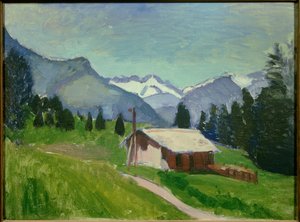 Savoijin Alpit 1901 (öljy kankaalle) tekijältä Henri Matisse