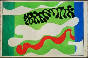 Laguuni, sarjasta "Jazz" (litografia) tekijältä Henri Matisse