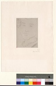 Kasvot ja helmikaulakoru tekijältä Henri Matisse