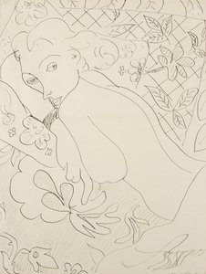 Nainen valehtelee tekijältä Henri Matisse