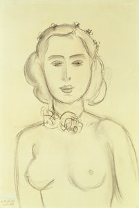 Nainen, jolla on paljaat rinnat tekijältä Henri Matisse