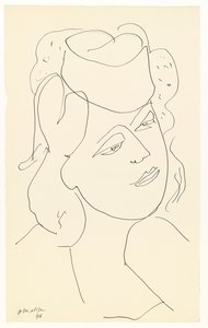 Nainen hatun kanssa tekijältä Henri Matisse