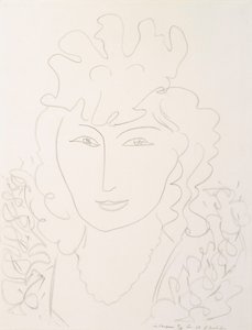 Nainen, jolla on hattu tekijältä Henri Matisse