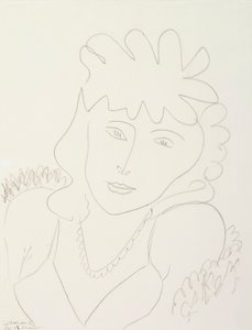Nainen ja hattu tekijältä Henri Matisse
