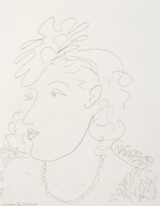Nainen ja hattu tekijältä Henri Matisse
