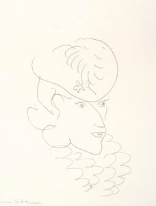 Nainen ja hattu tekijältä Henri Matisse