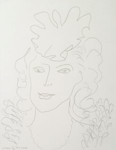 Nainen ja hattu tekijältä Henri Matisse