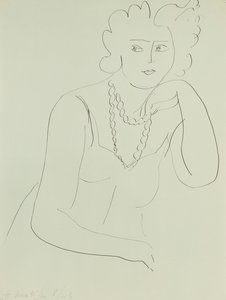 Nainen kaulakoru tekijältä Henri Matisse
