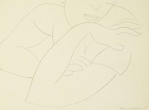 Nainen kädet ristissä tekijältä Henri Matisse
