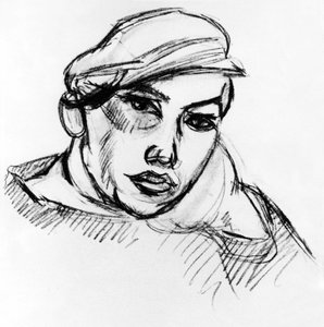 Nuori merimies Colliouresta, noin 1907 (piirustus) tekijältä Henri Matisse