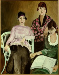 kolme sisarta 1917 (öljy kankaalle) tekijältä Henri Matisse