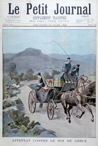 Hyökkäysyritys Kreikan kuningasta vastaan 1898 tekijältä Henri Meyer