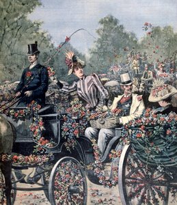 Battle of Flowers -paraati, 1891 tekijältä Henri Meyer