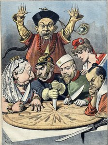 Kiina - kuninkaiden ja... keisarien kakku Karikatyyri, 1898