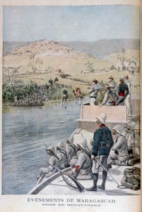 Tapahtumat Madagaskarilla: Mevatananan vangitseminen, 1895 tekijältä Henri Meyer