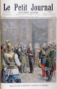 Colier de Saint Andrén luovutus tasavallan presidentille, 1895 tekijältä Henri Meyer