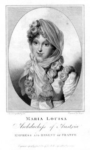 Maria Louisa, Itävallan arkkiherttuatar, 1813. tekijältä Henri Meyer