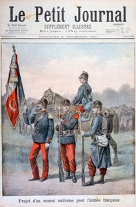 Ehdotettu uusia univormuja Ranskan armeijalle, 1897 tekijältä Henri Meyer