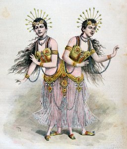 Rosa ja Josepha Blazek, siamilaiset kaksoset Bohemiasta, 1891