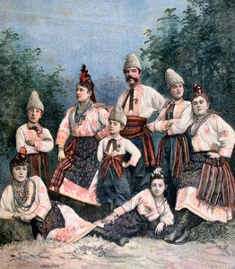 Venäläiset laulajat, 1891 tekijältä Henri Meyer