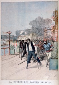 Puujalkojen kilpailu, 1895 tekijältä Henri Meyer