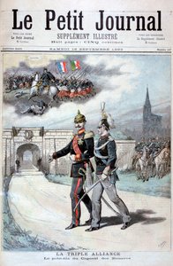 Kolmoisliitto, Saksa, Itävalta-Unkari ja Italia, 1894 tekijältä Henri Meyer
