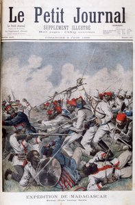 Hovan leirin vangitseminen Madagaskarilla, 1895 tekijältä Henri Meyer