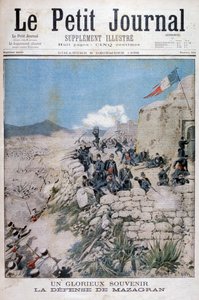 Mazagranin puolustus, Algeria, 1896 tekijältä Henri Meyer