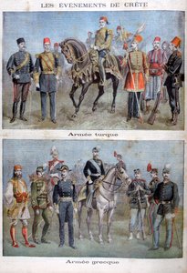 Kreikan ja Turkin armeijoiden univormut, 1897