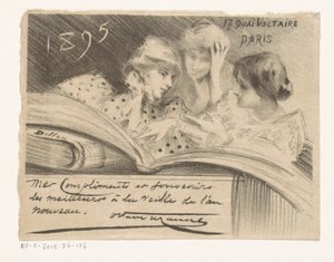 Octave Uzannen uudenvuodentoivotus vuodelle 1895